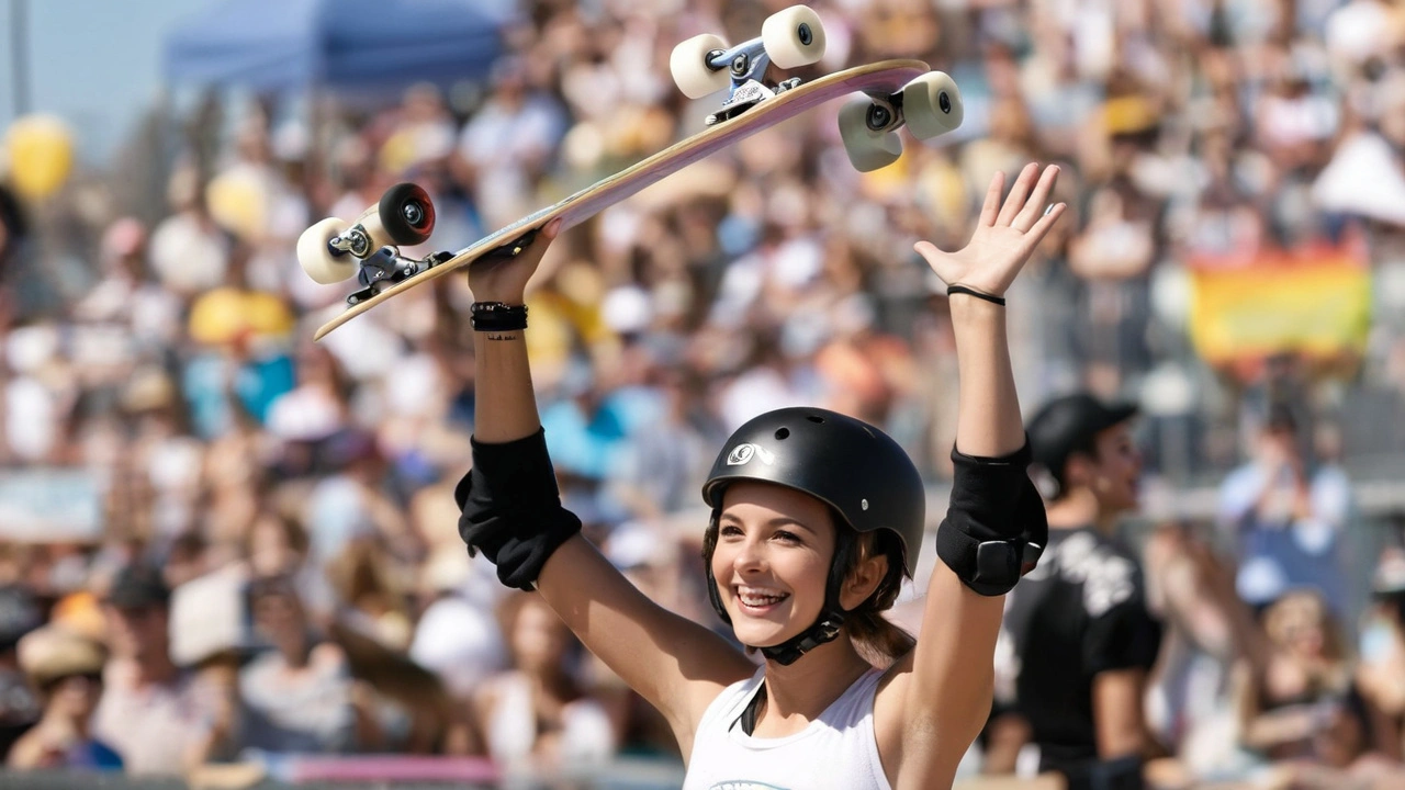 Dora Varella Na Final Do Skateboarding No Parque Feminino Nas Olimpíadas De Paris 2024